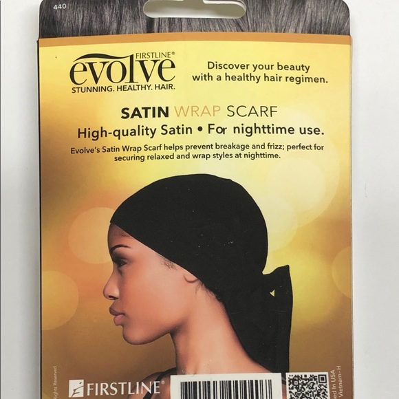 Firstline Evolve Essentials Satin Wrap Scarf black - Picture 2 of 2